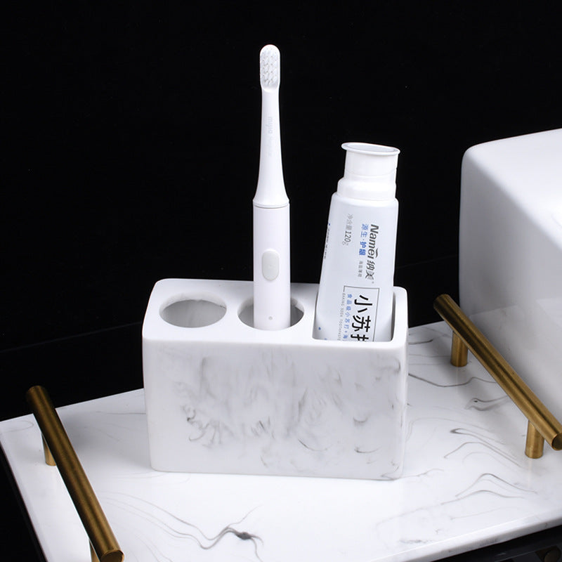 Simple Resin Bathroom Set