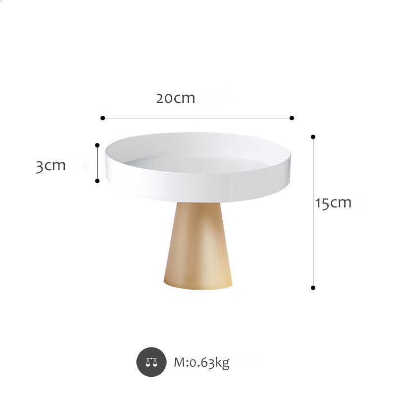 White & Gold Elegant Tray