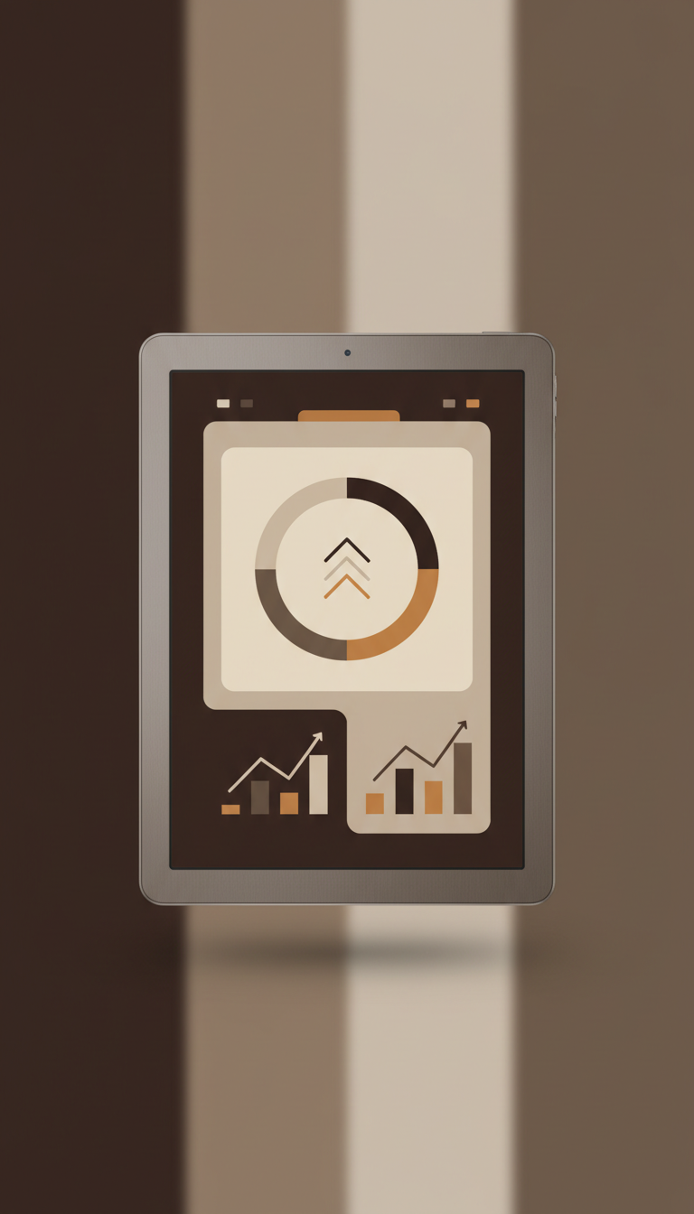 Digital investment report for tablet viewing