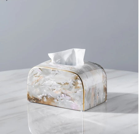 Marble Tissue Box