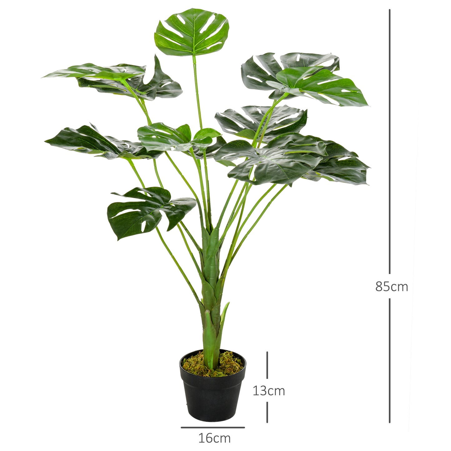 2PCS Decorative Artificial Plant In Pot
