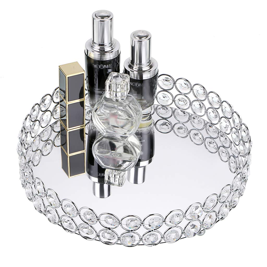 Crystal Cosmetic Makeup Tray