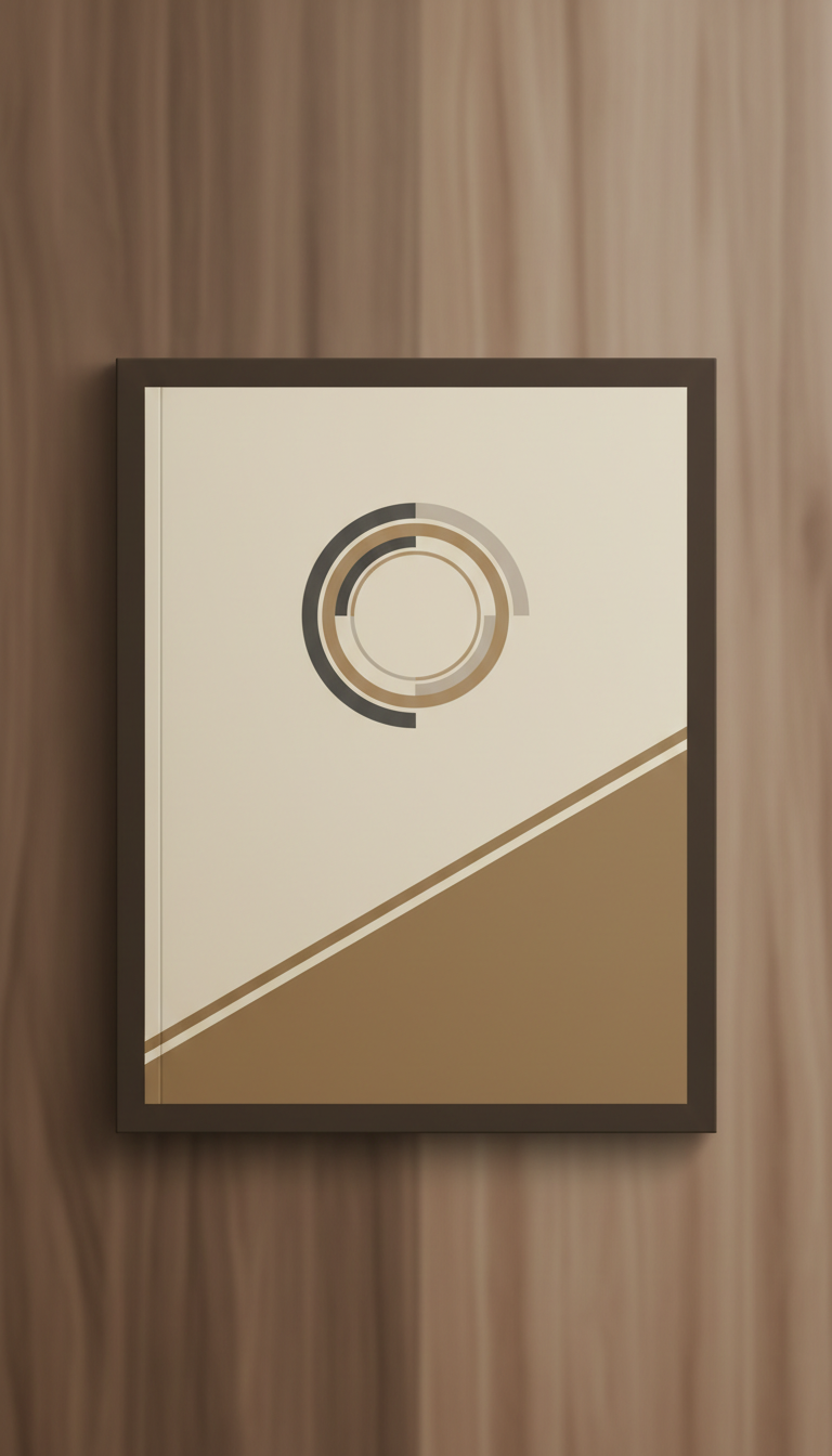 Print investment report with minimalist branding