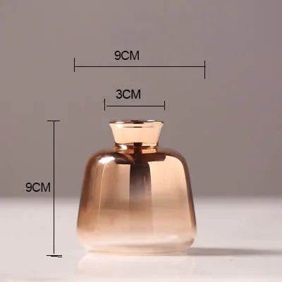 Gold Transparent Decoration Vase