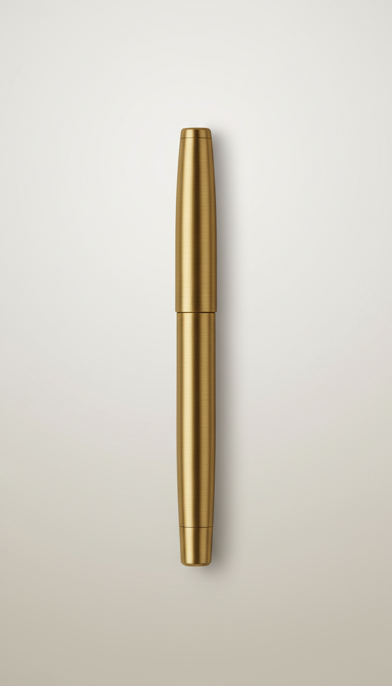 Brushed Brass Signature Pen