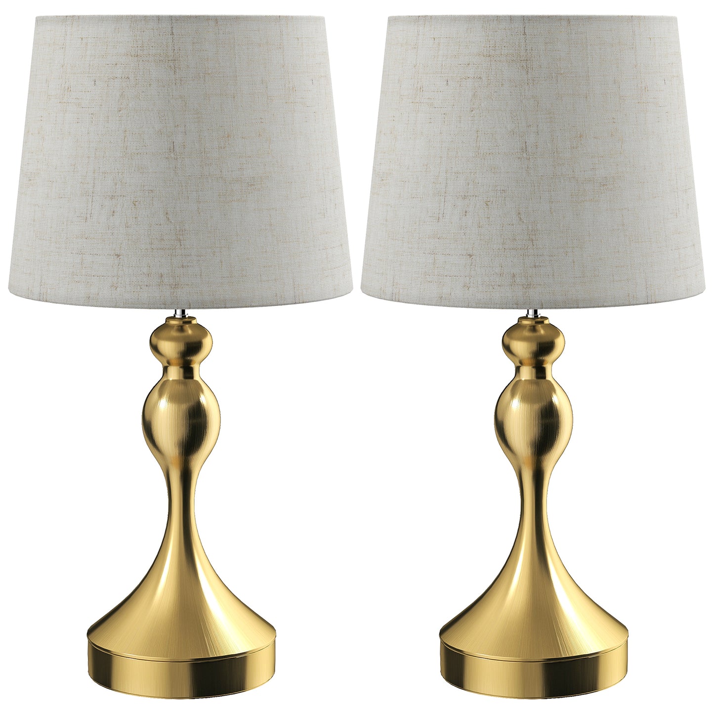 Set Of 2 Modern Bedside Lamp