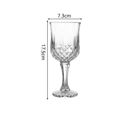 Diamond Design Champagne Glasses