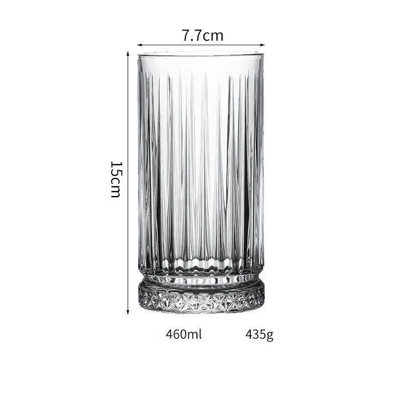 Striped Whisky Glass