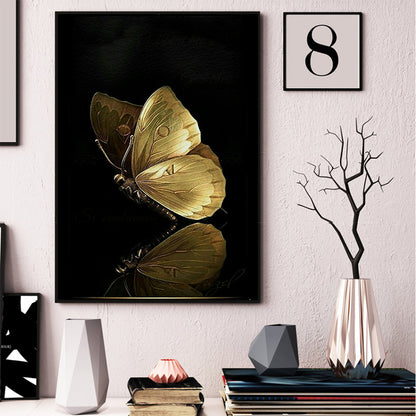Golden Butterfly Home Decoration