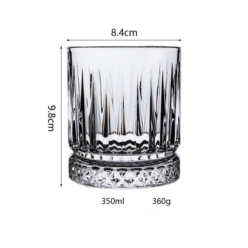 Striped Whisky Glass