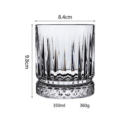 Striped Whisky Glass