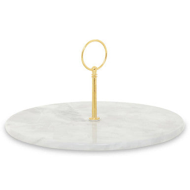 Cake Stand With Gold Handle