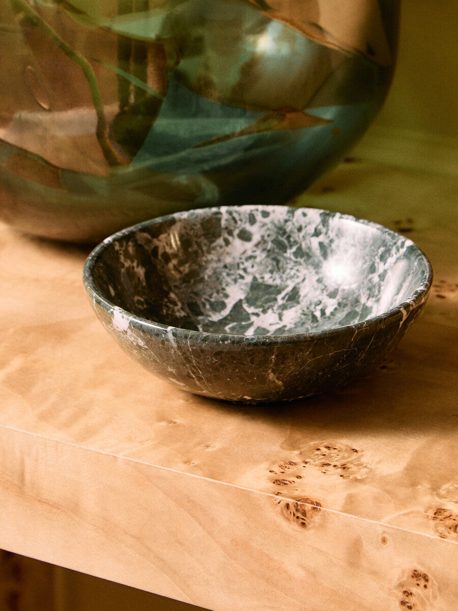 Marmore Black and White Marble Bowl