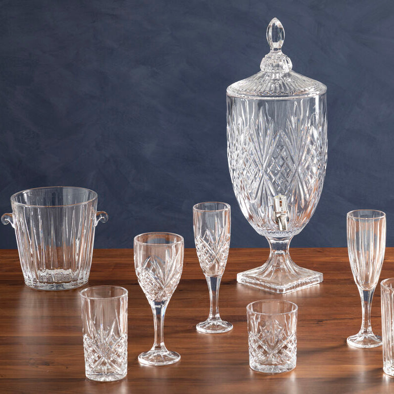 Set Of Four Crystal Wine Glasses