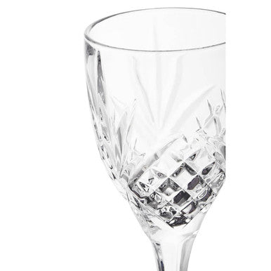 Set Of Four Crystal Wine Glasses