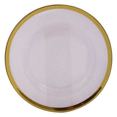 Textured Glass Dinner Plate
