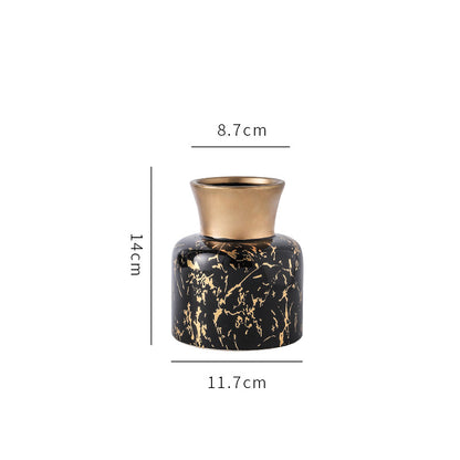 Black & Gold Luxury Vase