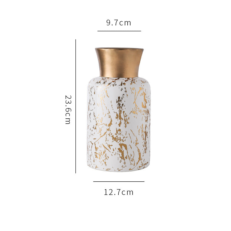 Black & Gold Luxury Vase