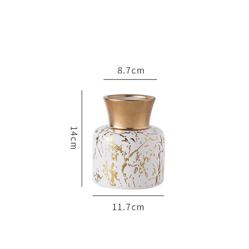 Black & Gold Luxury Vase