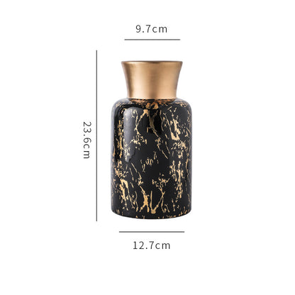 Black & Gold Luxury Vase