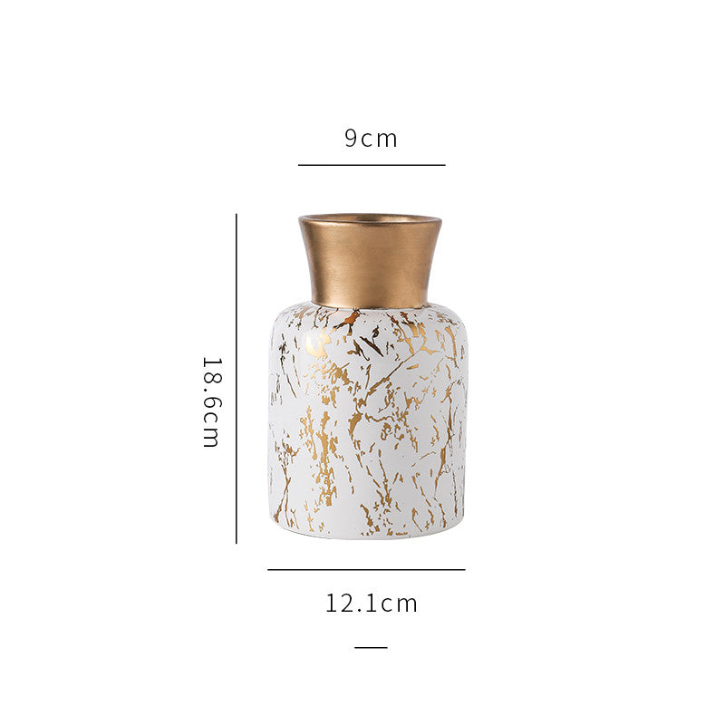 Black & Gold Luxury Vase