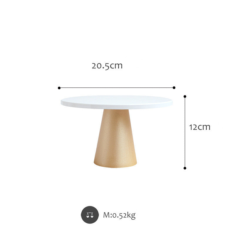 White & Gold Elegant Tray