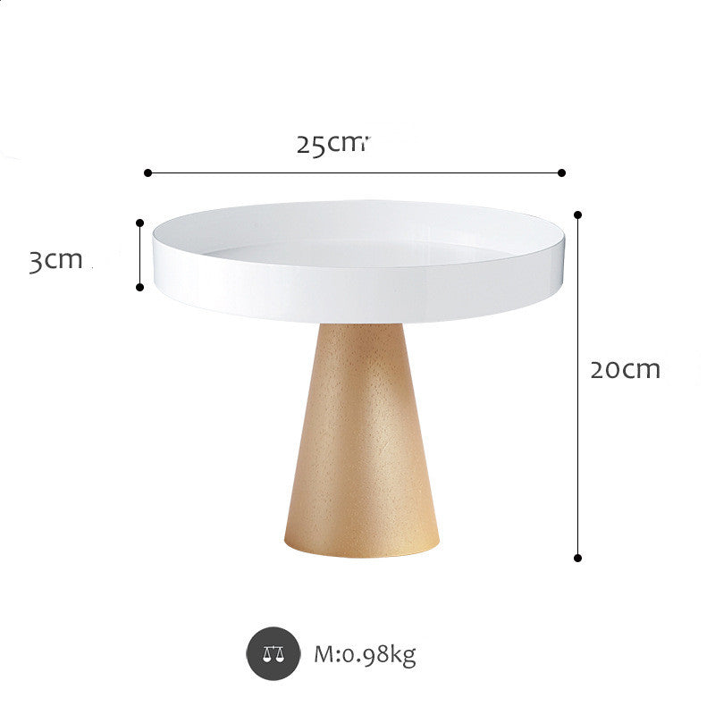 White & Gold Elegant Tray