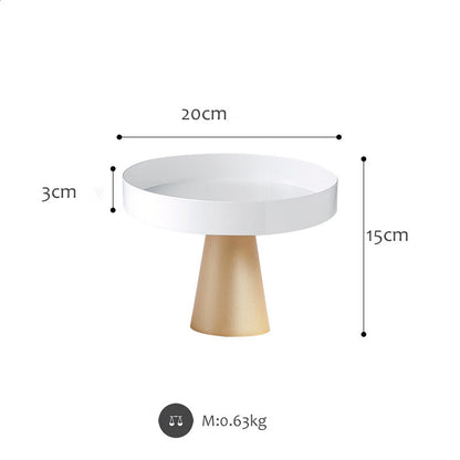 White & Gold Elegant Tray