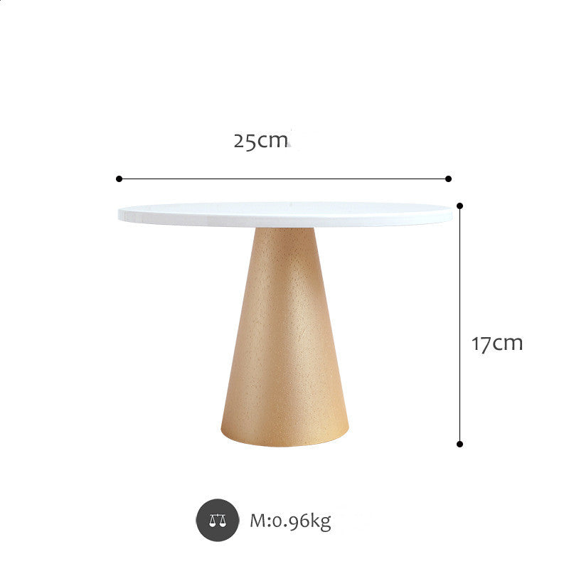 White & Gold Elegant Tray