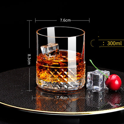 Italian Carved Crystal Cup