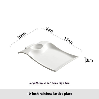 One Hole Serving Plate