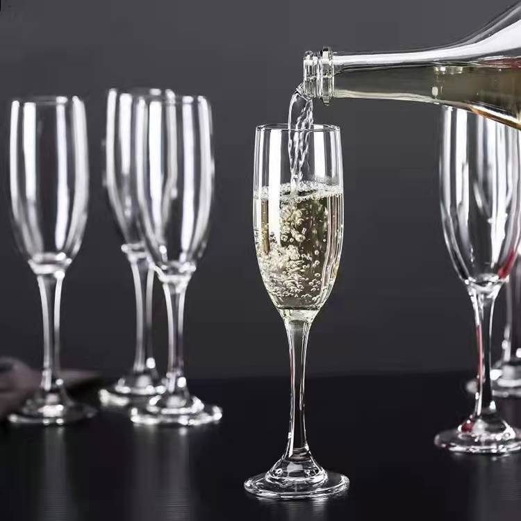 4PCS Crystal Champagne Glass