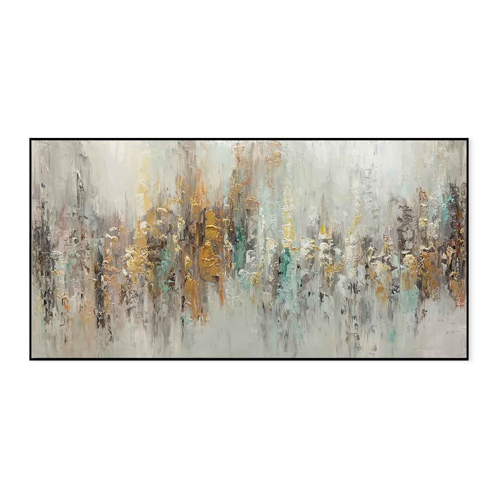 Horizontal Abstract Oil Painting