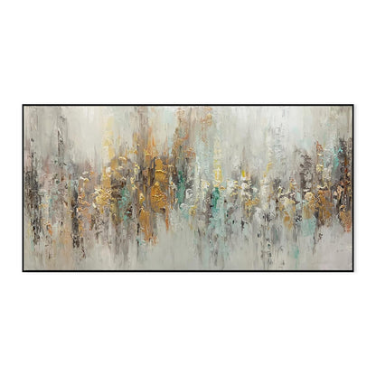 Horizontal Abstract Oil Painting