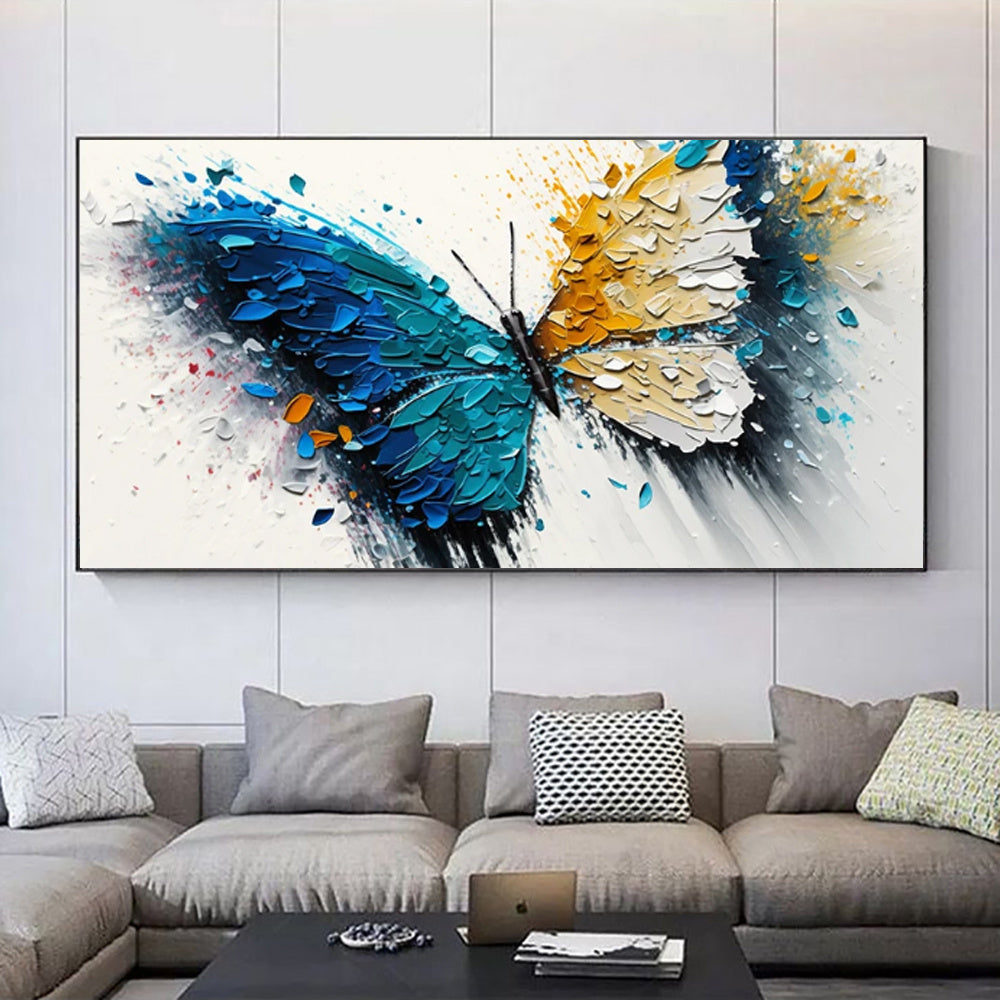 Abstract Butterfly Oil Painting
