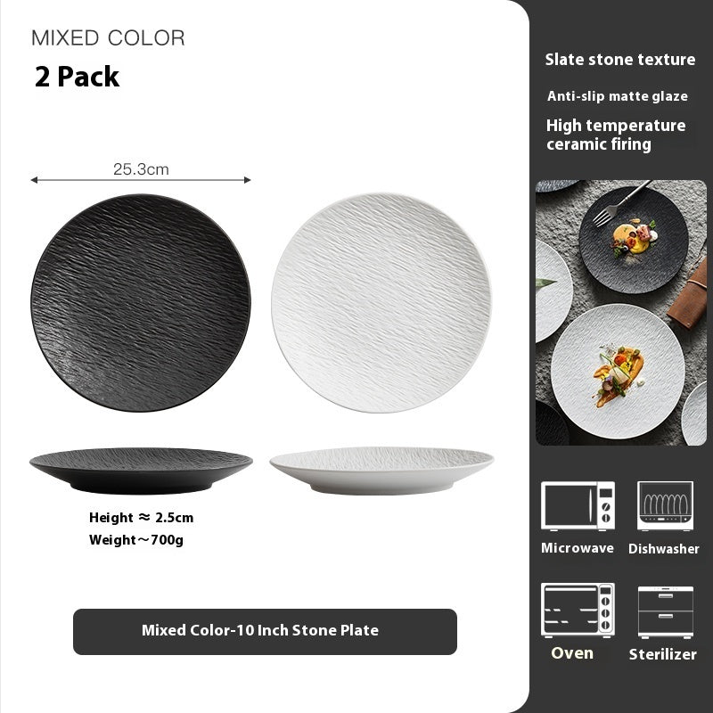 Rock Pattern Cuisine Plate