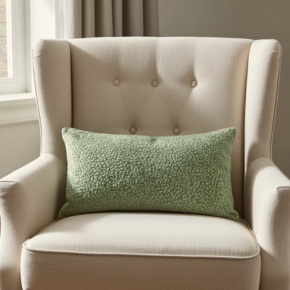 Mulberry Lasso Green Tones Luxury Throw Pillow