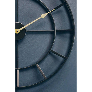 Black Finish Wall Clock