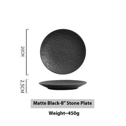 Rock Pattern Cuisine Plate