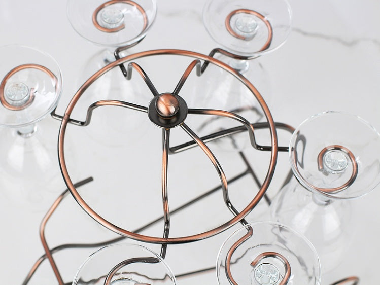 Upside Down Modern Wine Rack