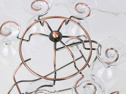 Upside Down Modern Wine Rack