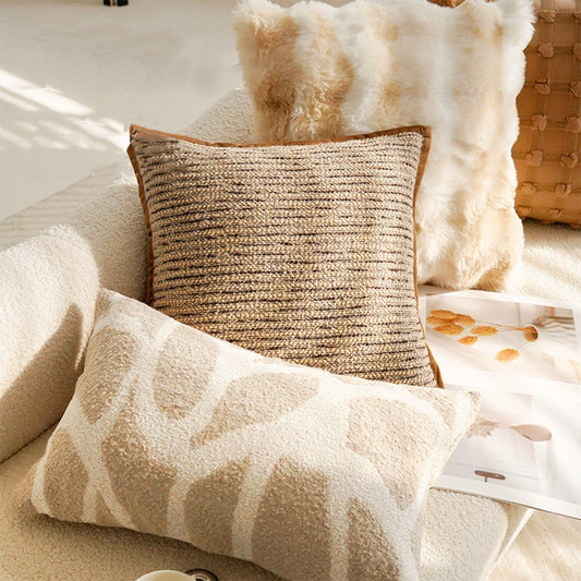 Brown Cream Wind Pillow