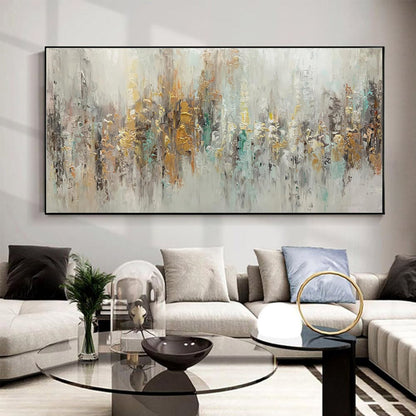 Horizontal Abstract Oil Painting