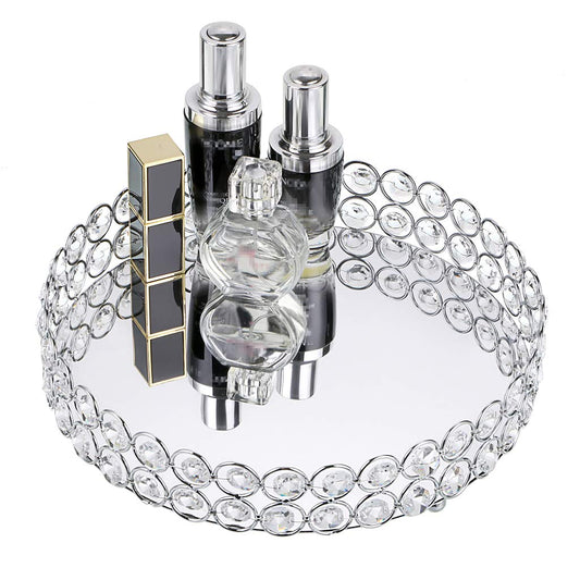 Crystal Cosmetic Makeup Tray