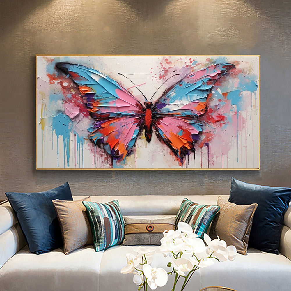 Abstract Butterfly Oil Painting