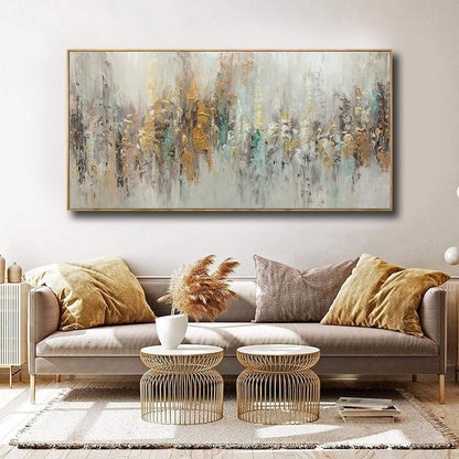 Horizontal Abstract Oil Painting