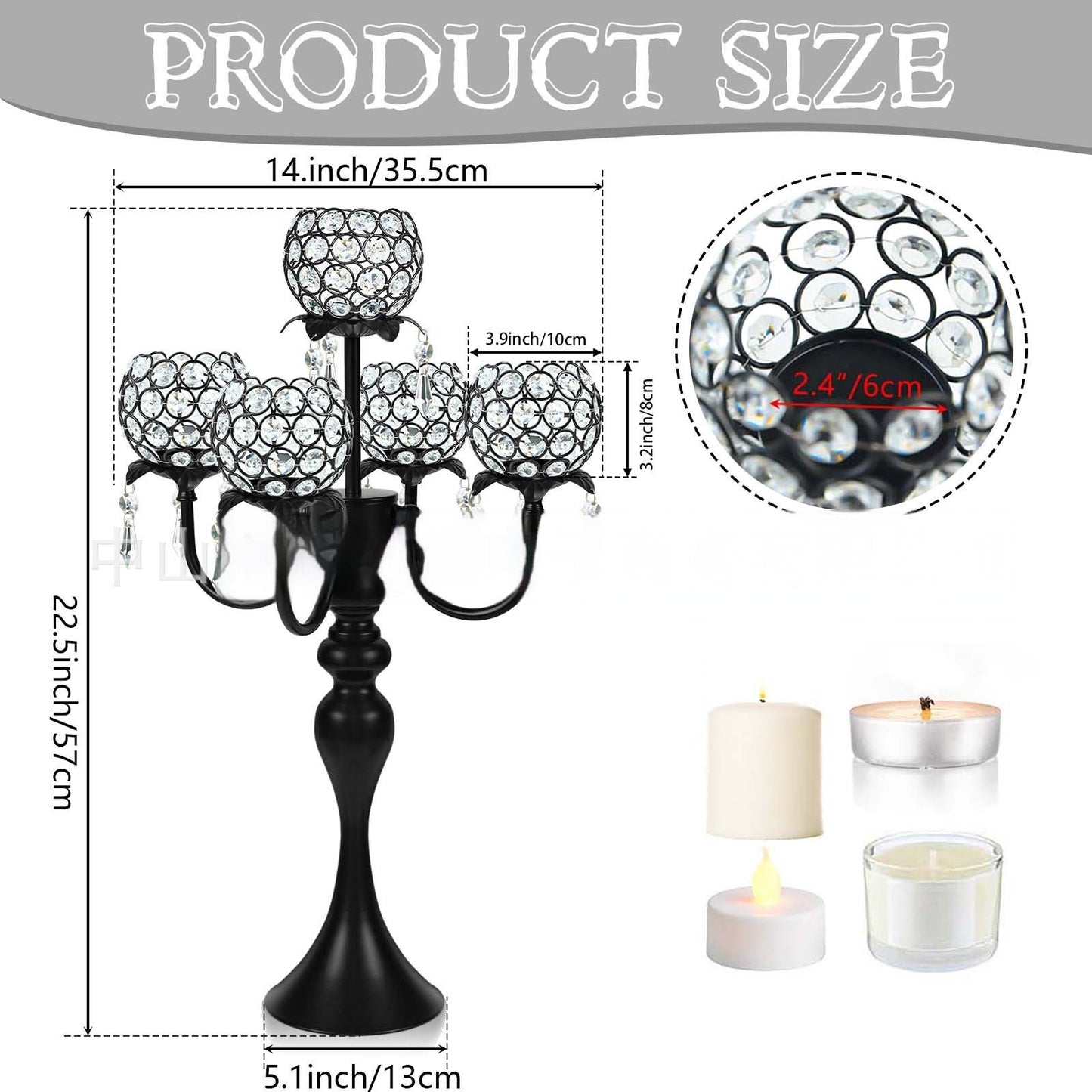 Pendant Candlestick Table Decoration