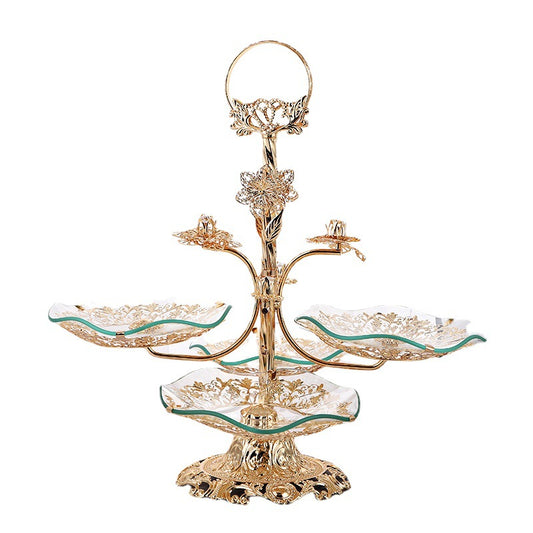 Magnificent Crystal Fruit Stand