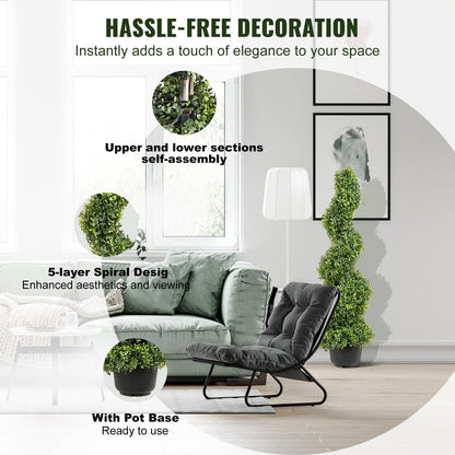 Topiary Spiral Artificial Plant