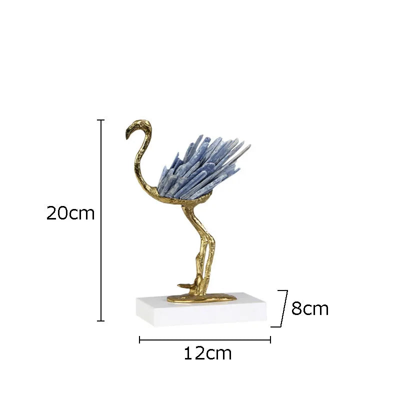 Flamingo Brass Decoration